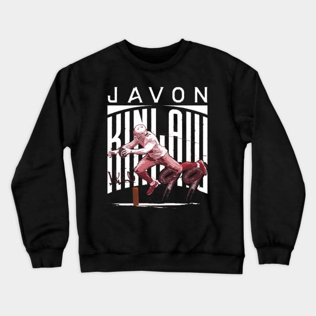 Javon Kinlaw San Francisco Goal Line Crewneck Sweatshirt by caravalo